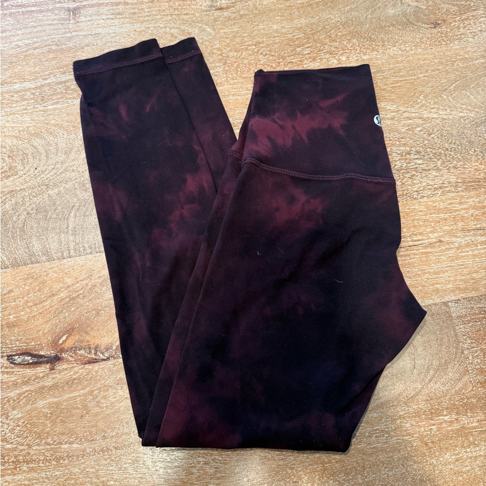 Lululemon diamond die align 25” leggings size 4